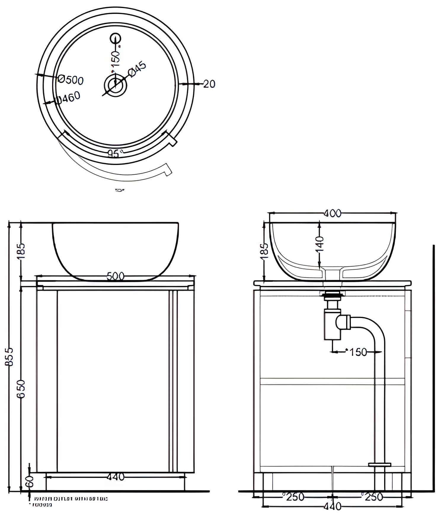 Freestanding Washbasin - Image 3