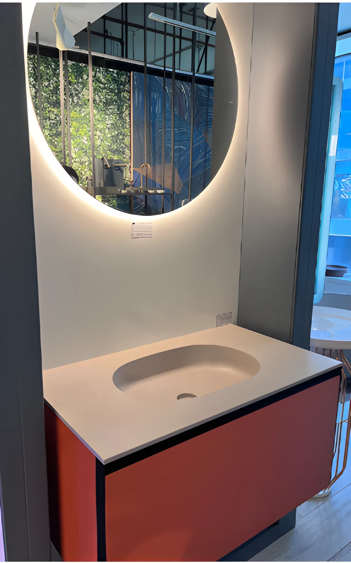 Wallmounted Washbasin With Storage